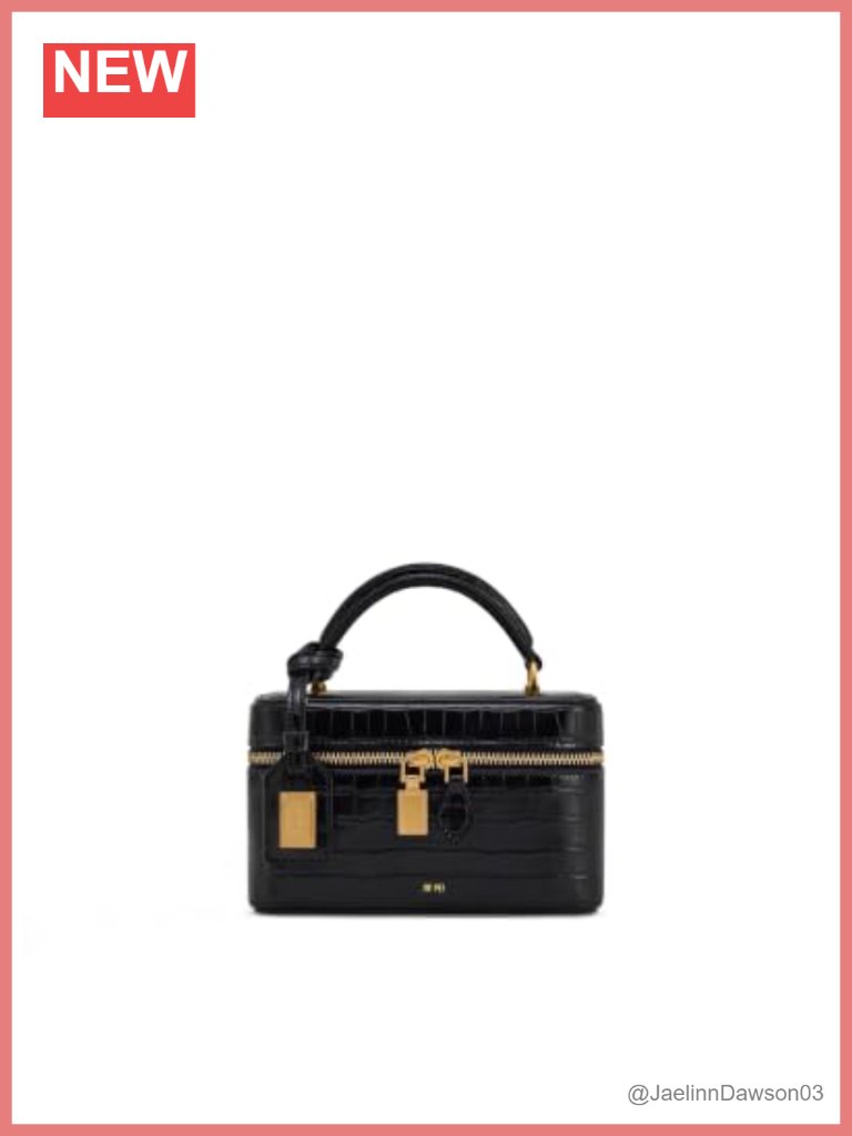 Croc-Embossed Vegan Leather Top Handle Bag Crossbody